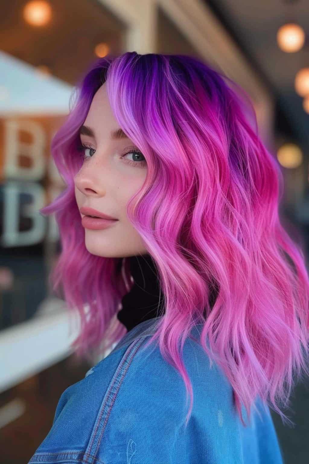 19 Pink and Purple Hair Ideas To Look Magical