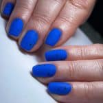 51 Beautiful Matte Blue Nails We Re Loving Right Now Paiwaloves Blue Matte Nails 1 150x150