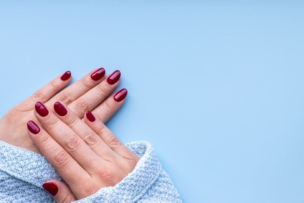 4. Burgundy and Glitter Nail Designs for 2024 - wide 6