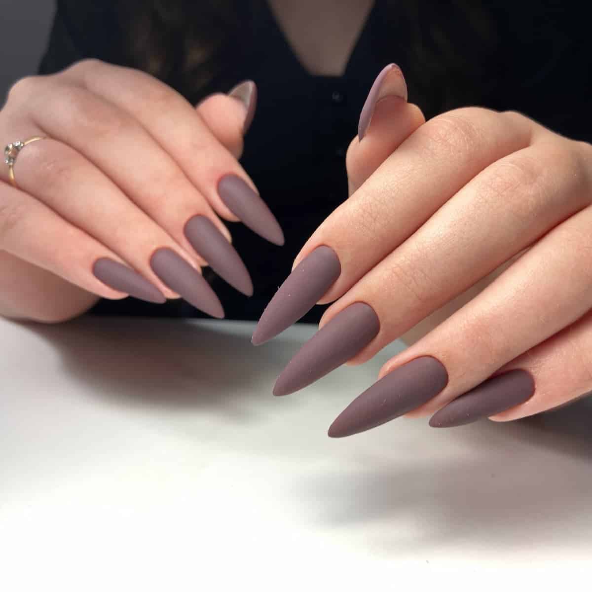 38 Trendy Almond-Shaped Nail Art for Summer Nails 2021 | Lilac nails,  Lavender nails, Gel nails