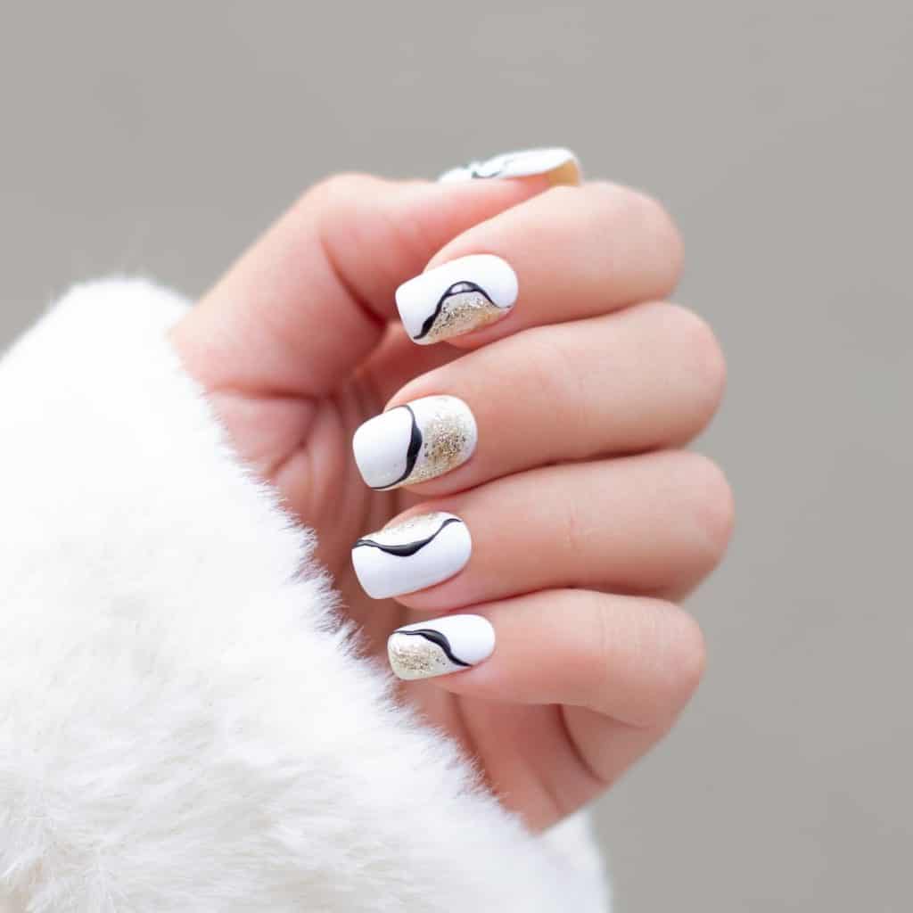 Milky White Gradient Nails. | NAIL ART GALLERY | MARIE BEAUTY SUPPLY