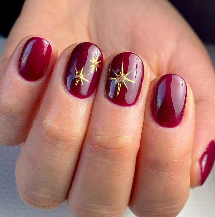 33 Earthy and Stylish Fall Nail Art Ideas | Prom nails, Gold nails, Diy  nails tutorial