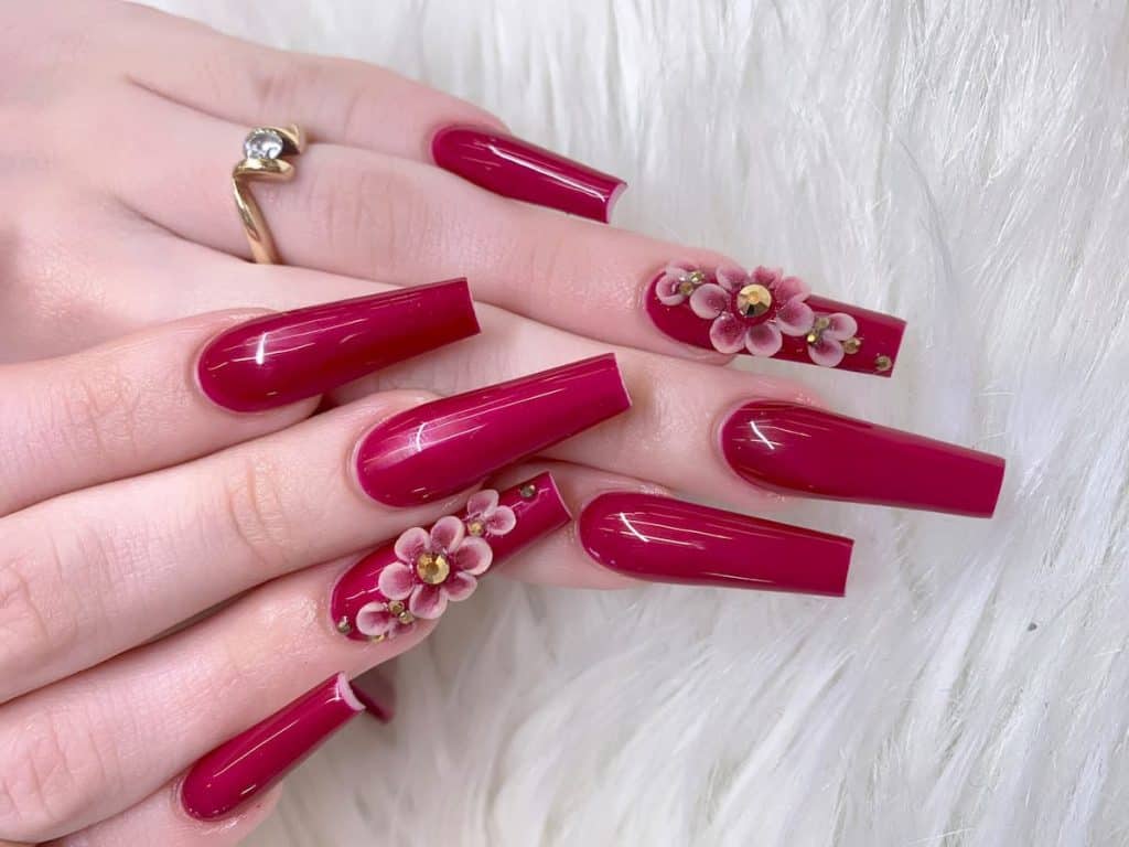 20 Red Nail Designs That Are Trending Right Now - YouTube