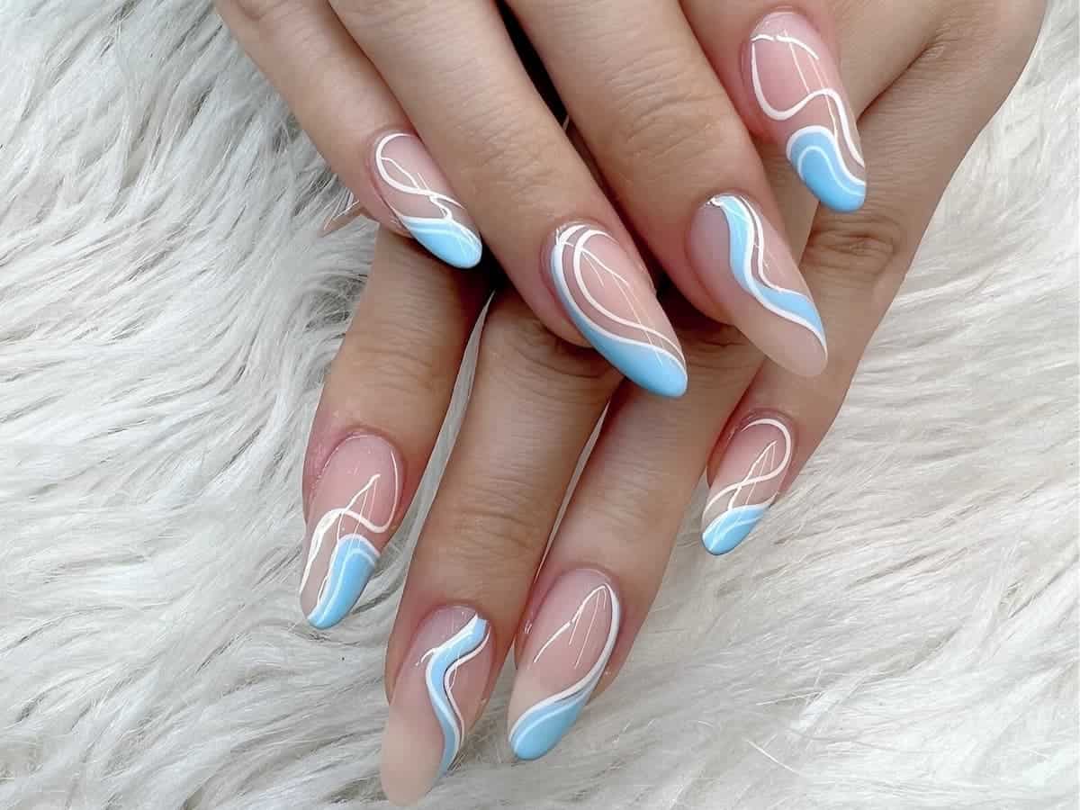 58 Swirl Nail Designs for an Unforgettable Manicure