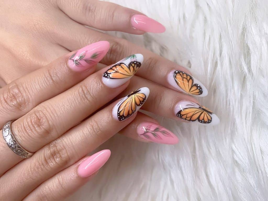 Amazon.com: 6 Sheets Butterfly Nail Art Stickers 3D Colorful Butterflies  Nail Decals Spring Summer Nail Art Supplies Self-Adhesive Design Fairy  Butterfly Stickers for Nails Women DIY Spring Nail Art Decorations : Beauty