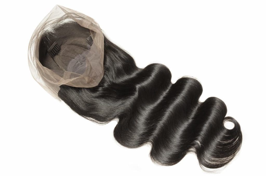 Long body wave wavy black human hair weaves extensions lace wigs
