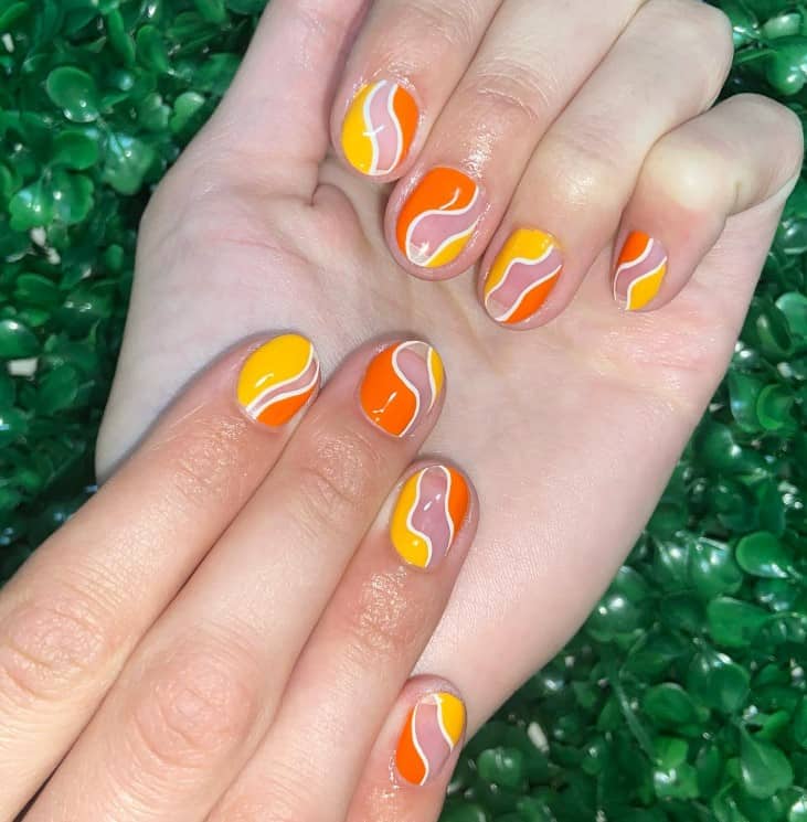 50 Best Orange Nail Designs: Ideas for Orange Nails That Pop